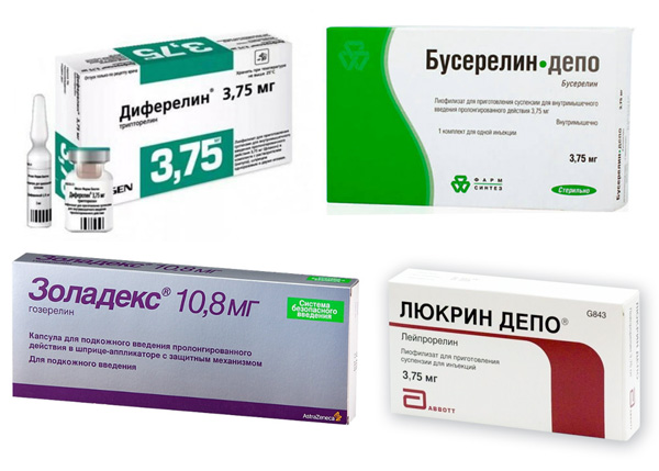 Препараты агонистов гонадотропин-рилизинг гормона